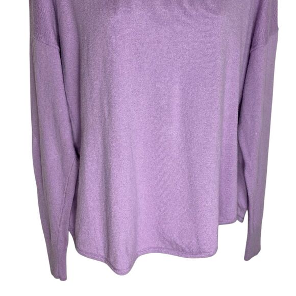 Madewell Sweater Womens M Purple Merino Wool Alpaca Blend Lightweight Minimalist - Picture 6 of 11